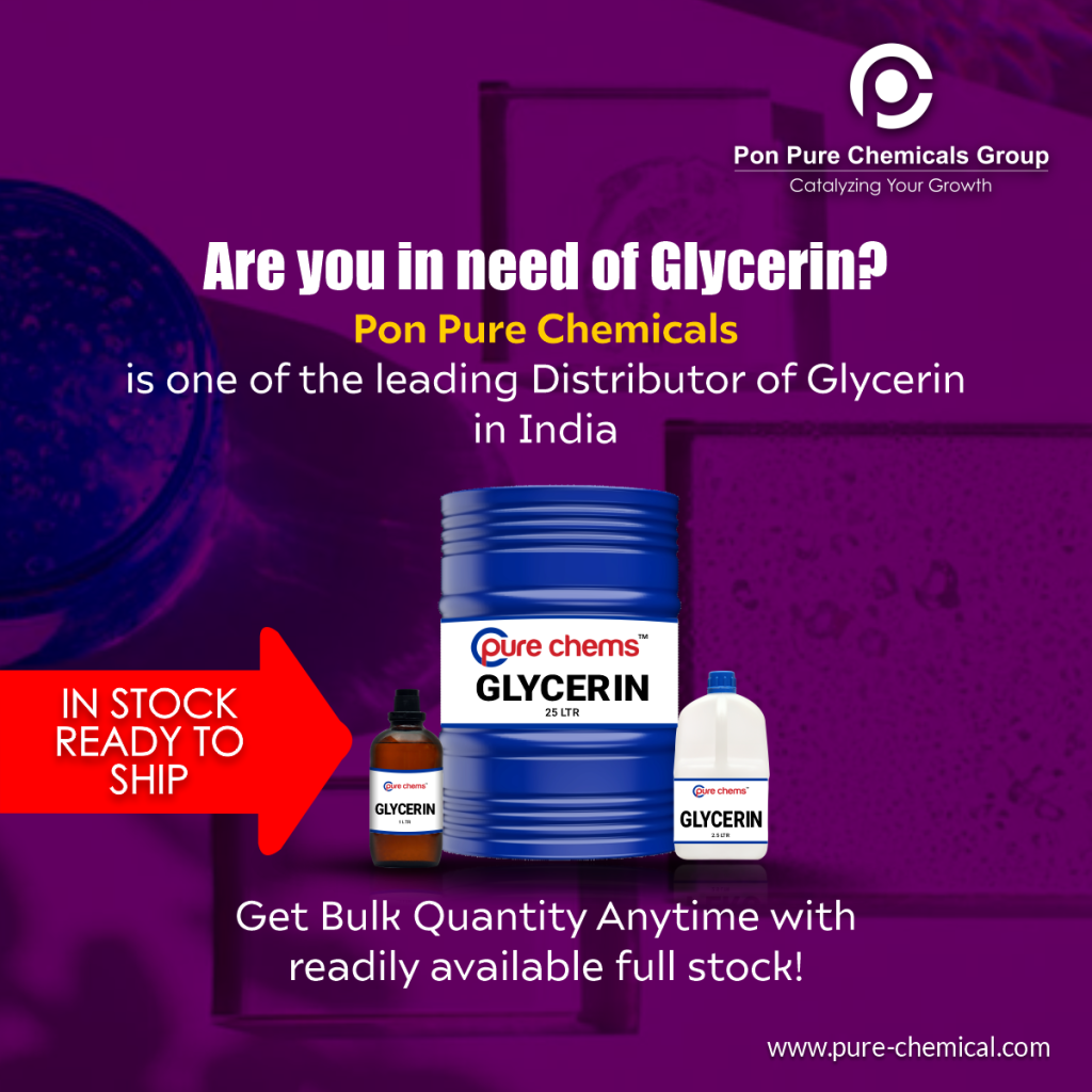 Top 6 Uses of Glycerin Which You Probably Did Not Know – Pure Chemicals Co.